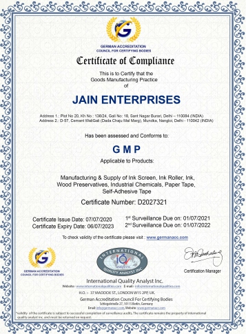 GMP Certified — Good Manufacturing Practice